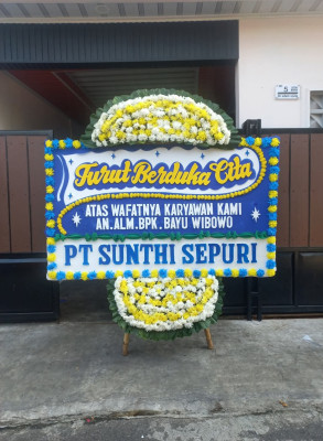Papan Bunga Duka di Babalan